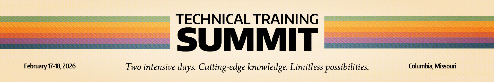 Attend the 2026 Technical Training Summit. Registration is open!